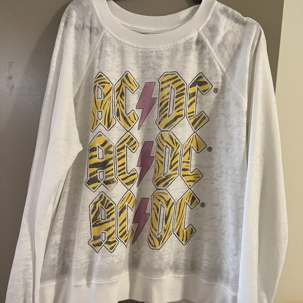 AC/DC Tiger Print Sweatshirt